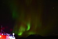 Hurtigruten - M/S Trollfjord auf dem Weg von Tromsø nach Skjervøy - Polarlicht - Nordlicht - Aurora Borealis &ndash; &copy; Martin Büchner (Eberhardt TRAVEL)