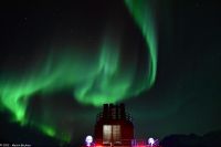 Hurtigruten - M/S Trollfjord auf dem Weg von Tromsø nach Skjervøy - Polarlicht - Nordlicht - Aurora Borealis &ndash; &copy; Martin Büchner (Eberhardt TRAVEL)
