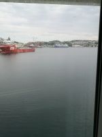 Blick aus meinem Zimmer - Hurtigrute ist leider schon vorbei  &ndash; &copy; Marta Rass (Eberhardt TRAVEL)