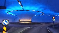 Norwegen - Kreisverkehr im Tunnel - Hardangerbrücke &ndash; &copy; Martin Büchner (Eberhardt TRAVEL)