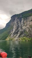 Wasserfälle im Geirangerfjord - Die Sieben Schwestern &ndash; &copy; Martin Büchner (Eberhardt TRAVEL)