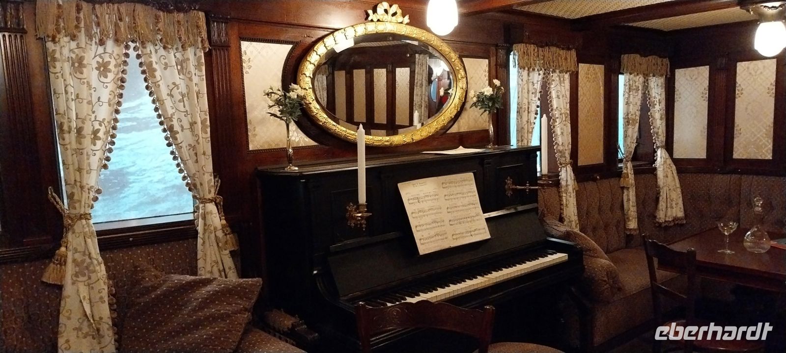 MS Finnmarken: Salon  &ndash; &copy; Heike Heinen (Eberhardt TRAVEL)
