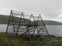 Stockfischgestell in Hammerfest &ndash; &copy; Heike Heinen (Eberhardt TRAVEL)