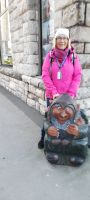 RL Ingrid mit Troll &ndash; &copy; Ingrid Langer (Eberhardt TRAVEL)