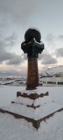 Meridiansäule in Hammerfest  &ndash; &copy; Ingrid Langer (Eberhardt TRAVEL)