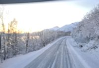 Winterlich auf der Insel Hinnöya 