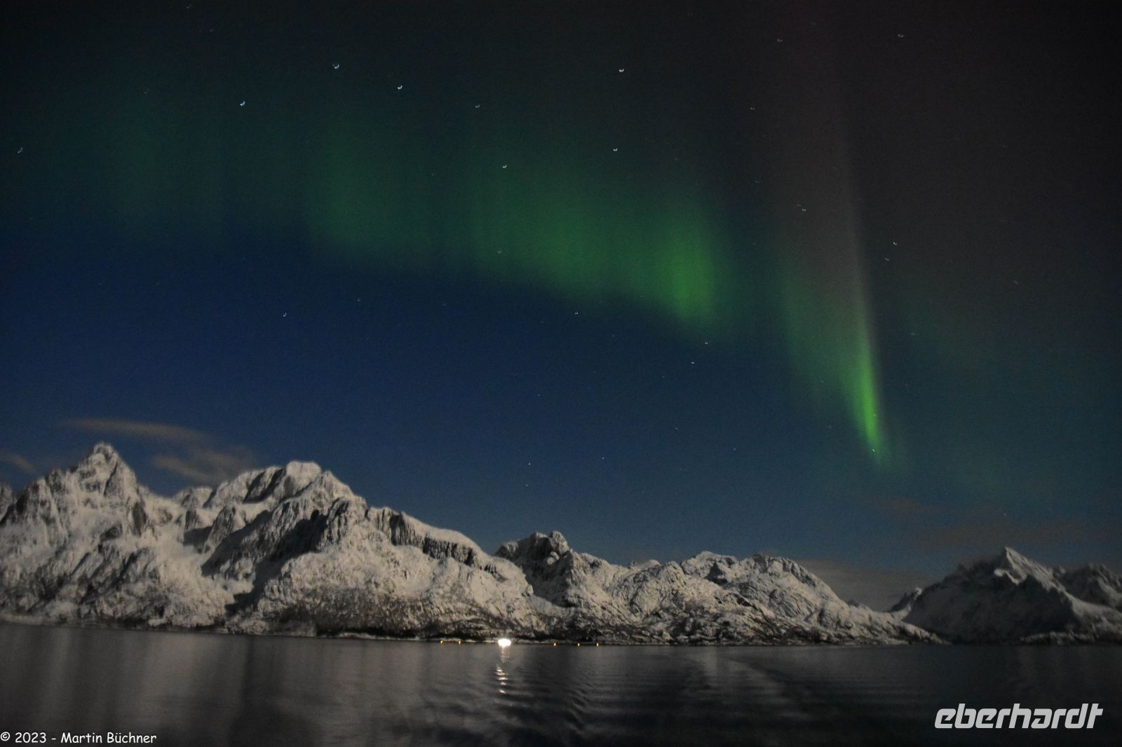 Polarlicht über den Lofoten (Nordland) &ndash; &copy; Martin Büchner (Eberhardt TRAVEL)