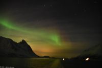 Skjervøy geht immer - Polarlicht mit Mond! &ndash; &copy; Martin Büchner (Eberhardt TRAVEL)