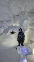 Reisebegleitung Ria im Snow Hotel &ndash; &copy; Ria Heilmann (Eberhardt TRAVEL)