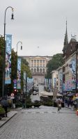 18 Karl Johan Straße mit Königsschloss.jpg &ndash; &copy; Michael Rass (Eberhardt TRAVEL)