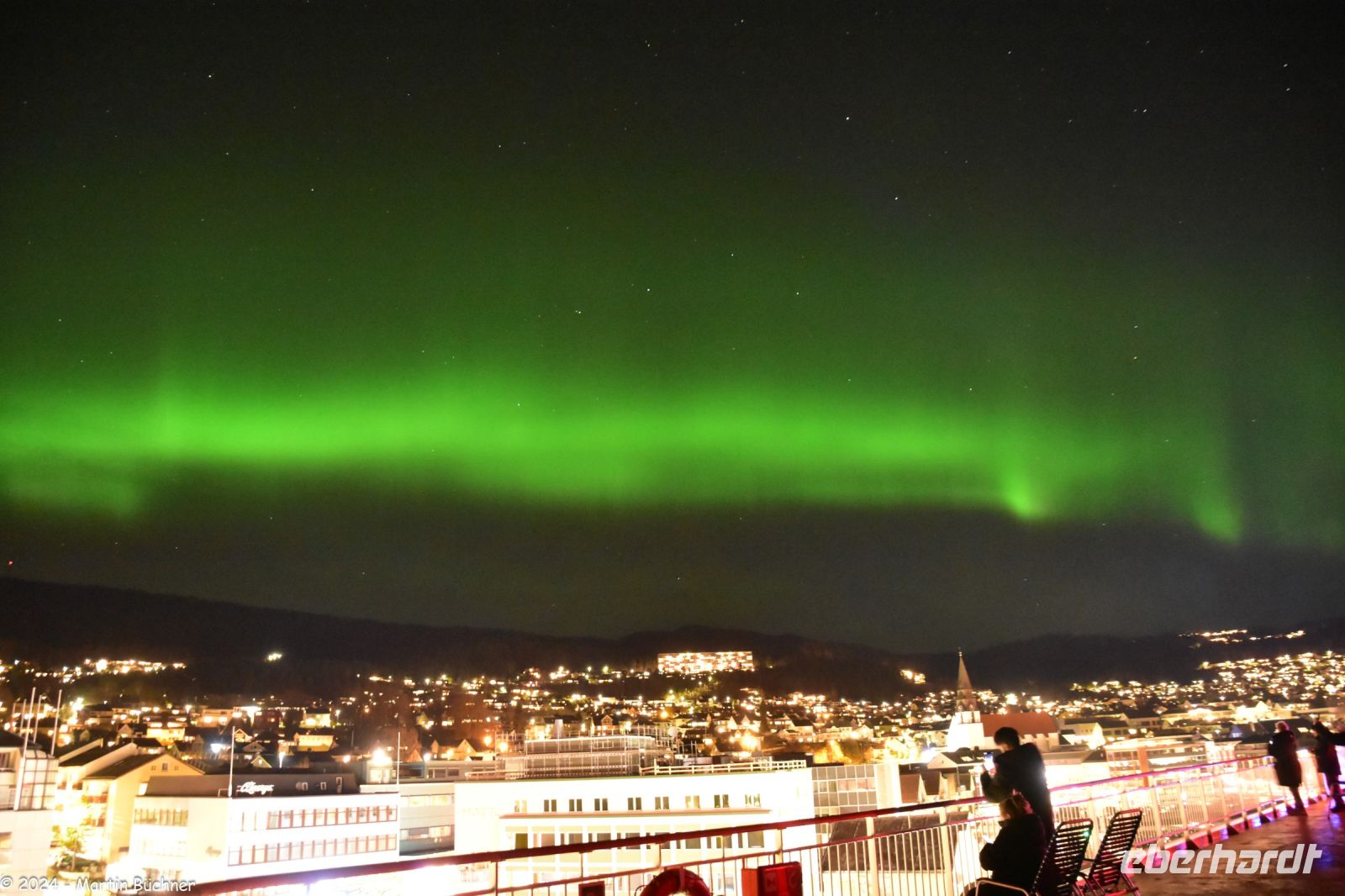 Polarlicht über Molde &ndash; &copy; Martin Büchner (Eberhardt TRAVEL)