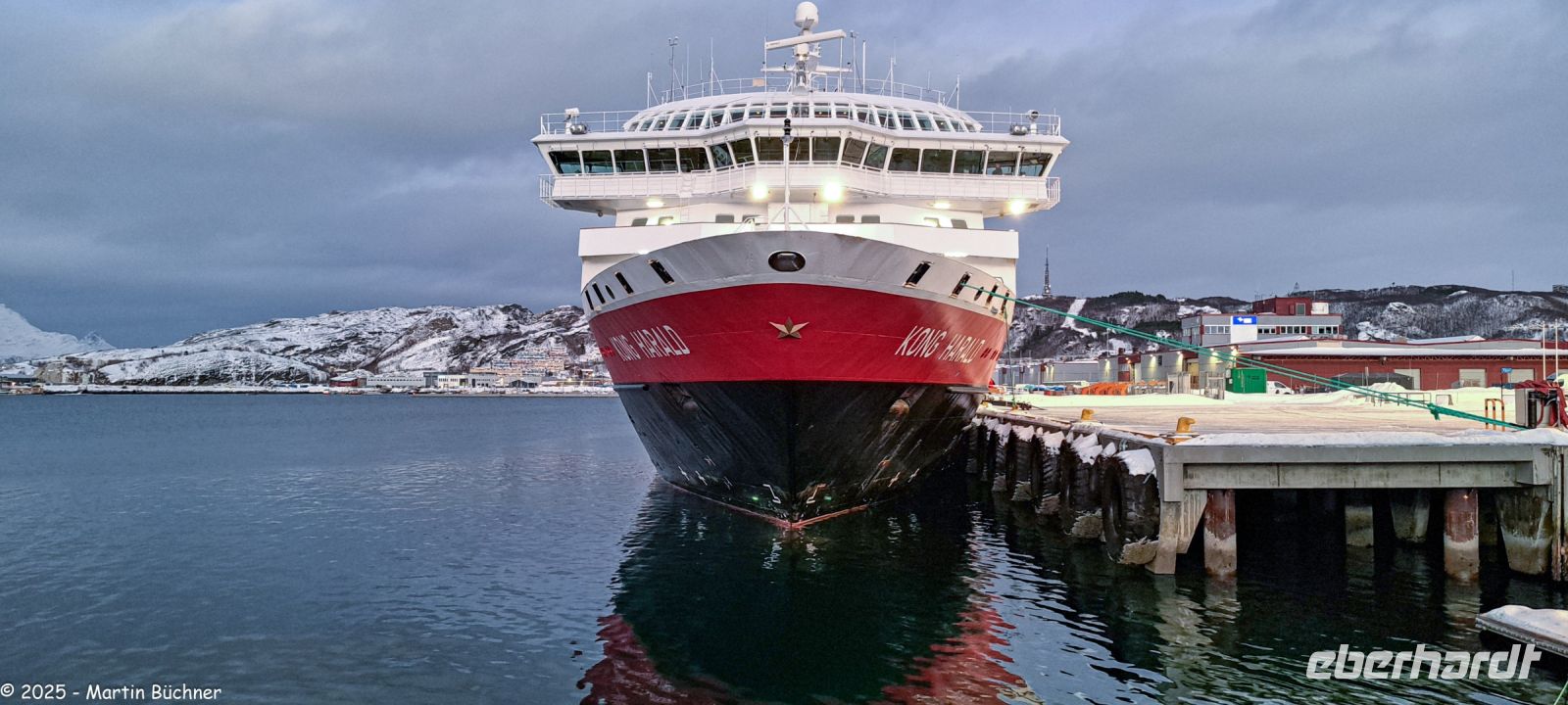 Hurtigruten MS Kong Harald in Bodø &ndash; &copy; Martin Büchner (Eberhardt TRAVEL)