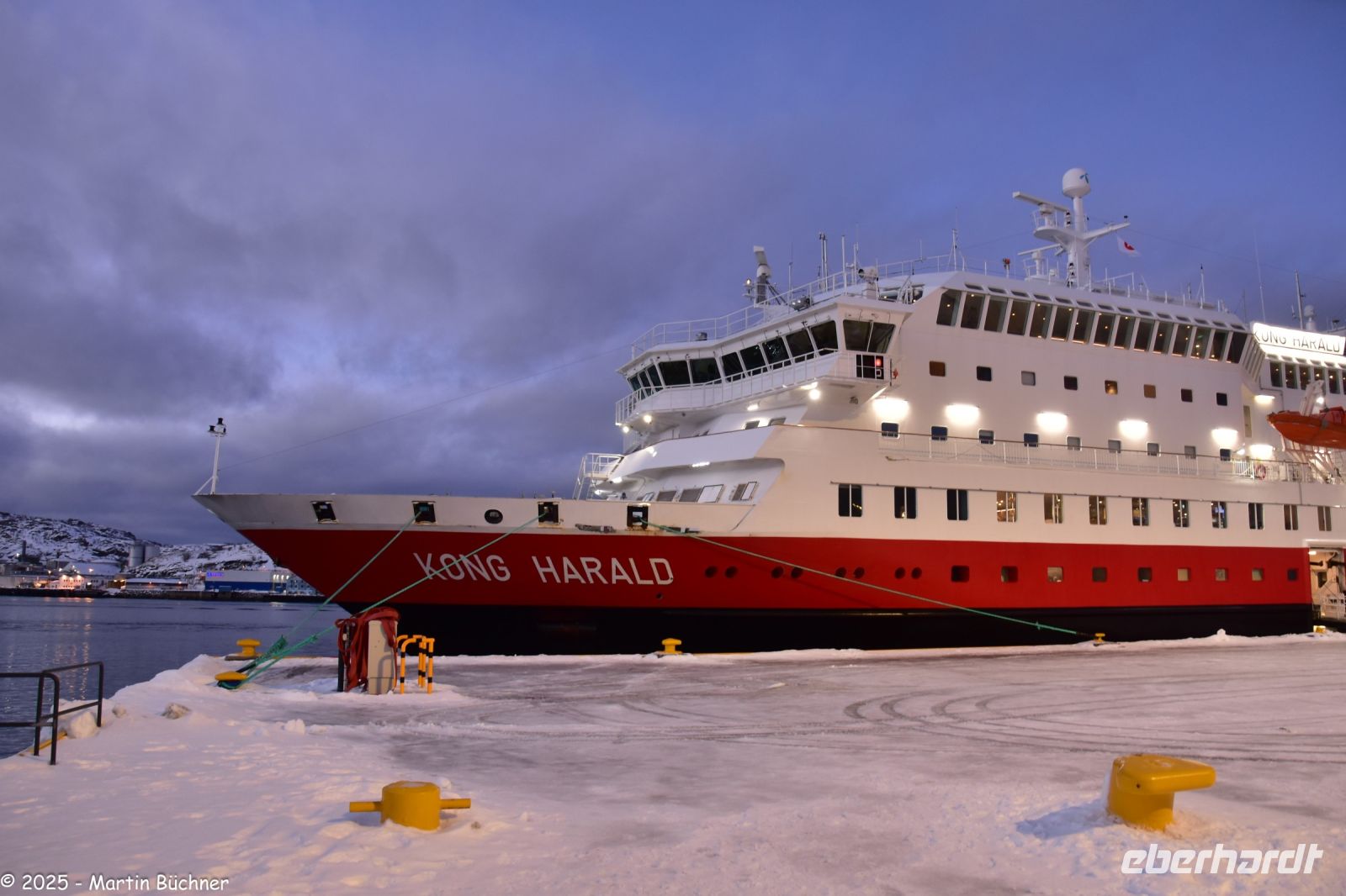 Hurtigruten MS Kong Harald in Bodø &ndash; &copy; Martin Büchner (Eberhardt TRAVEL)