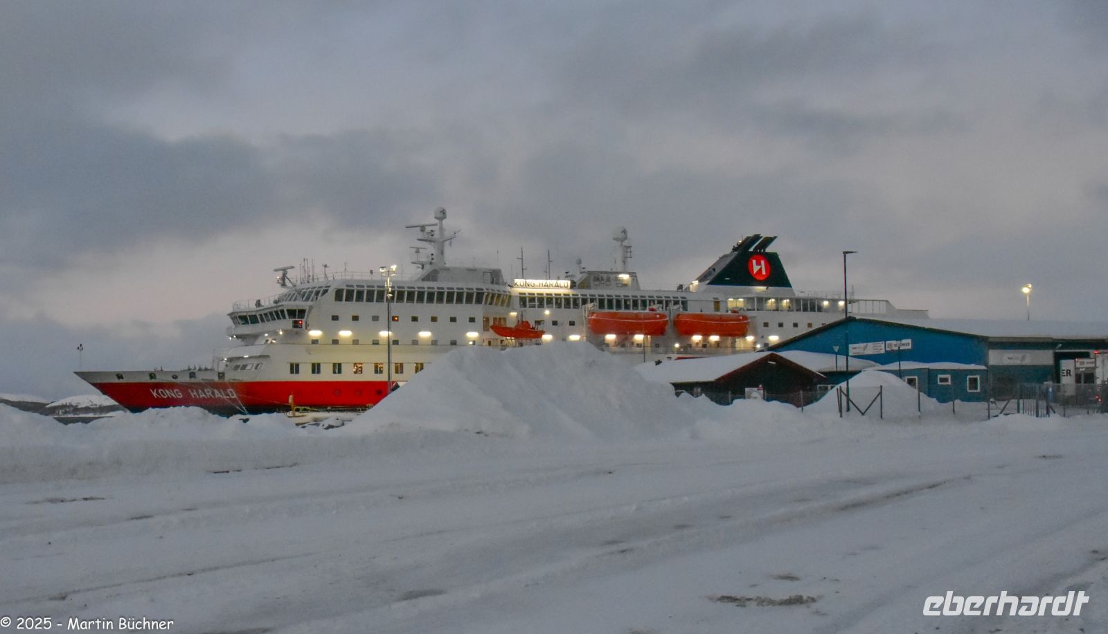Hurtigruten MS Kong Harald in Kirkenes &ndash; &copy; Martin Büchner (Eberhardt TRAVEL)