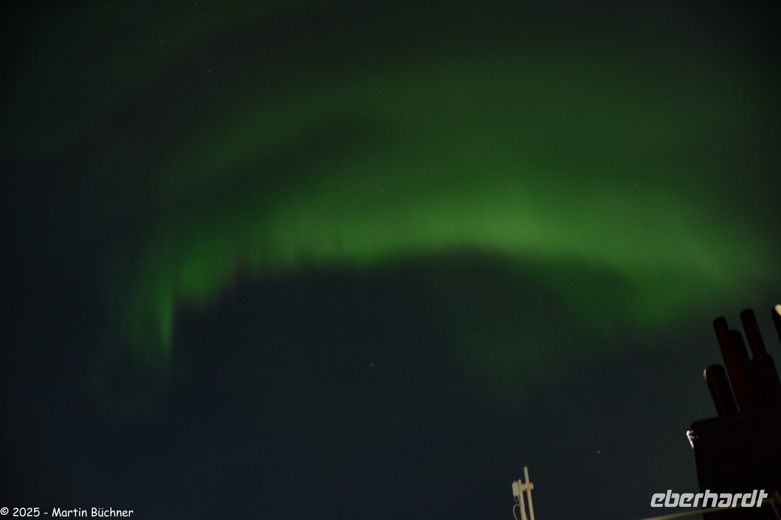 Båtsfjord - wer zeigt sich denn da - die schüchterne Lady Aurora &ndash; &copy; Martin Büchner (Eberhardt TRAVEL)