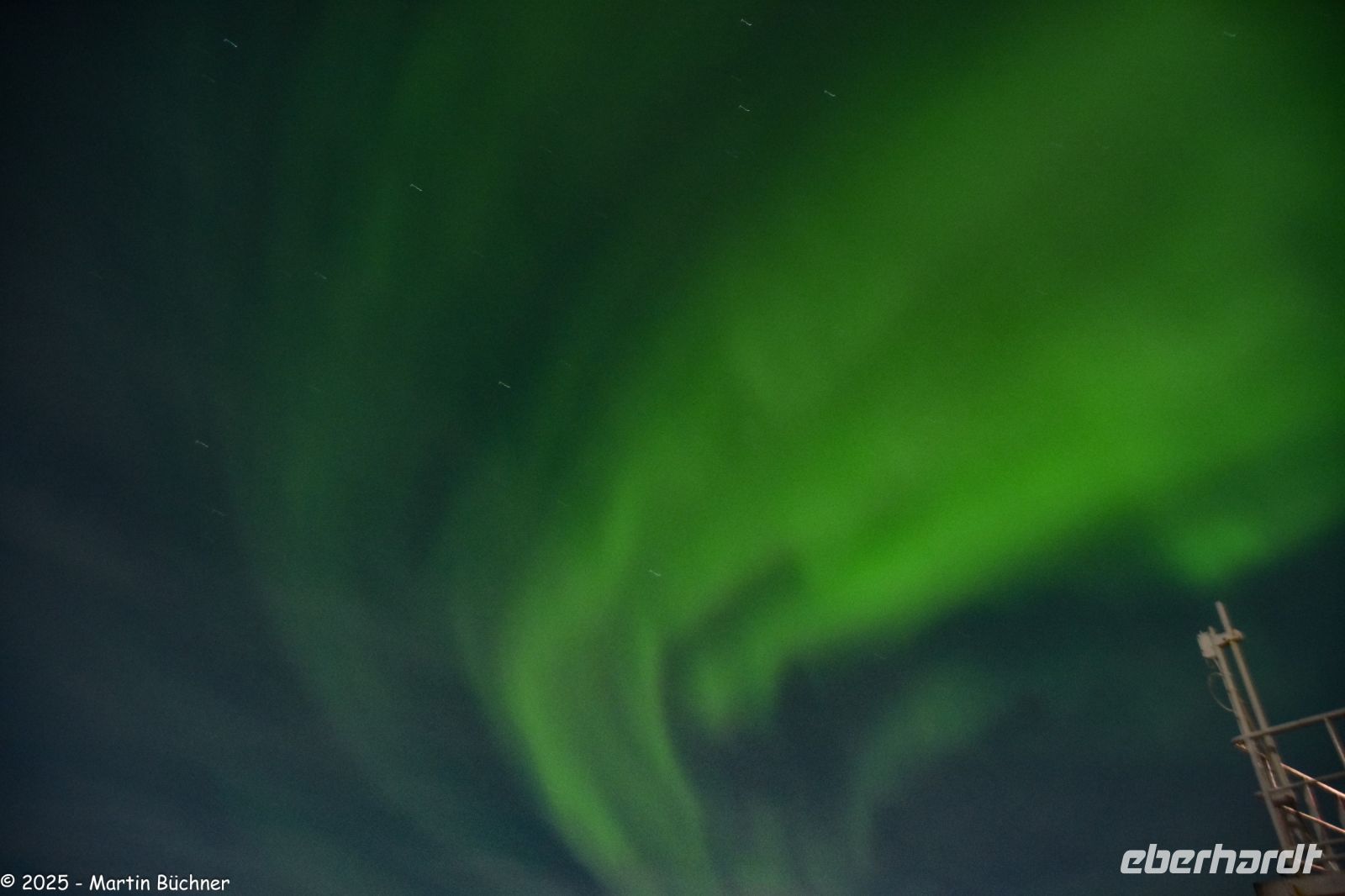 Polarlicht in der Barentssee &ndash; &copy; Martin Büchner (Eberhardt TRAVEL)