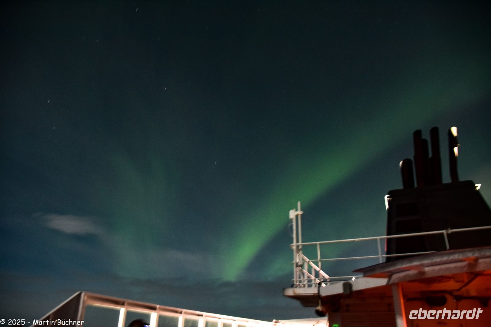 Nordlicht in der Barentssee &ndash; &copy; Martin Büchner (Eberhardt TRAVEL)