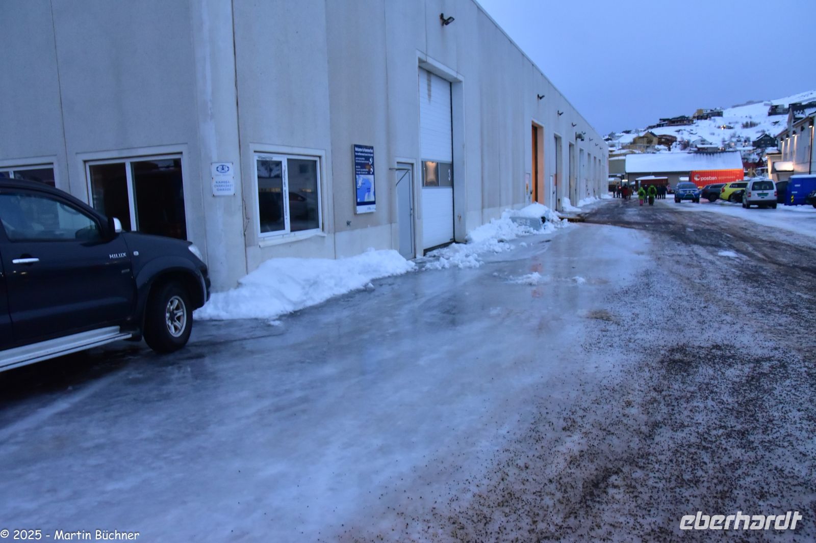 Hammerfest - hier mal ein gutes Beispiel - warum sich Spikes für die Schuhe unbedingt empfehlen &ndash; &copy; Martin Büchner (Eberhardt TRAVEL)