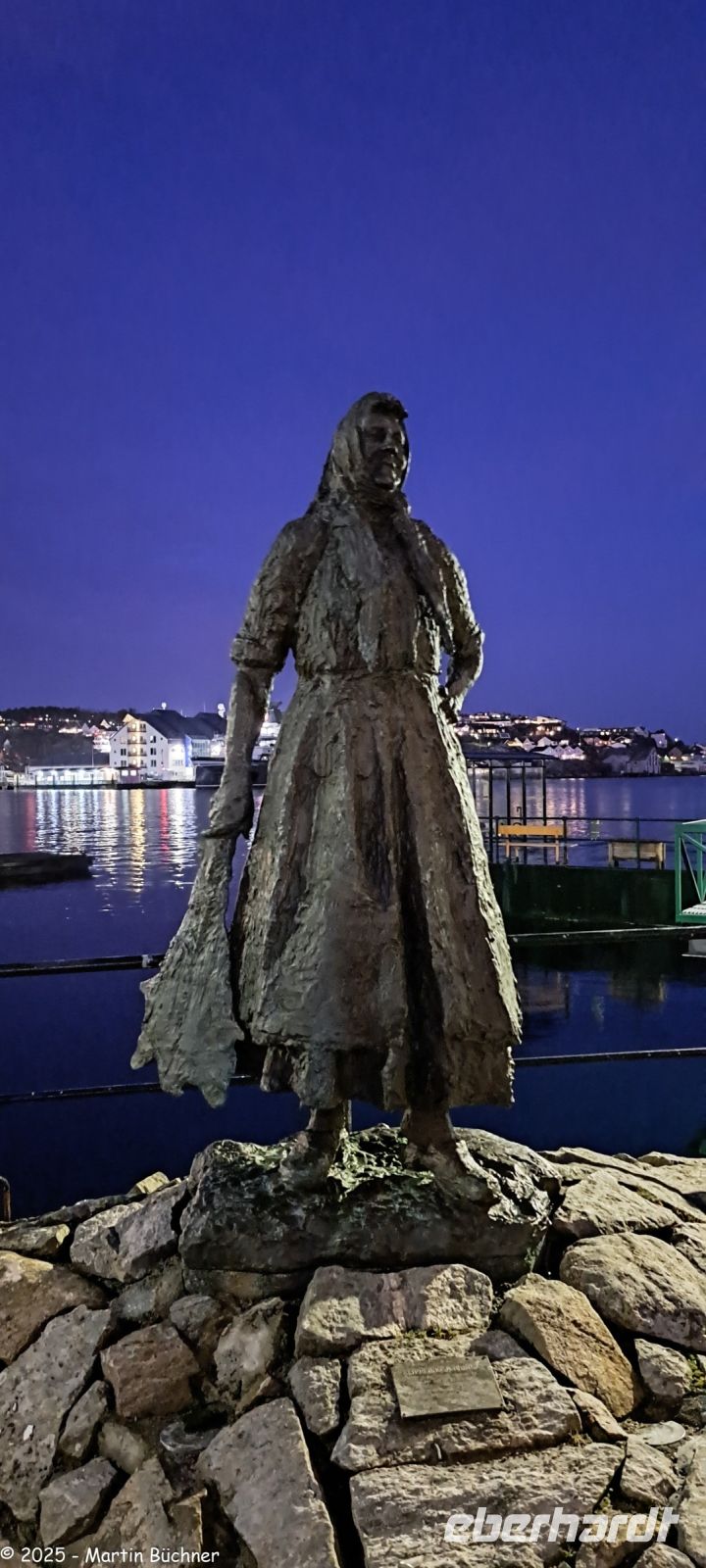 Klippfischfrau in Kristiansund &ndash; &copy; Martin Büchner (Eberhardt TRAVEL)