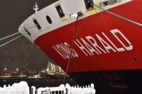 Hurtigruten MS Kong Harald in Tromsø &ndash; &copy; Martin Büchner (Eberhardt TRAVEL)