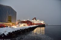 Hurtigruten MS Kong Harald in Honningsvåg &ndash; &copy; Martin Büchner (Eberhardt TRAVEL)