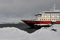 Hurtigruten MS Kong Harald in Kirkenes &ndash; &copy; Martin Büchner (Eberhardt TRAVEL)