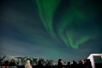 Båtsfjord - wer zeigt sich denn da - die schüchterne Lady Aurora &ndash; &copy; Martin Büchner (Eberhardt TRAVEL)