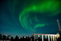 Båtsfjord - wer zeigt sich denn da - die schüchterne Lady Aurora &ndash; &copy; Martin Büchner (Eberhardt TRAVEL)