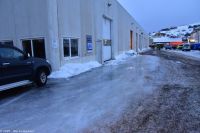 Hammerfest - hier mal ein gutes Beispiel - warum sich Spikes für die Schuhe unbedingt empfehlen &ndash; &copy; Martin Büchner (Eberhardt TRAVEL)