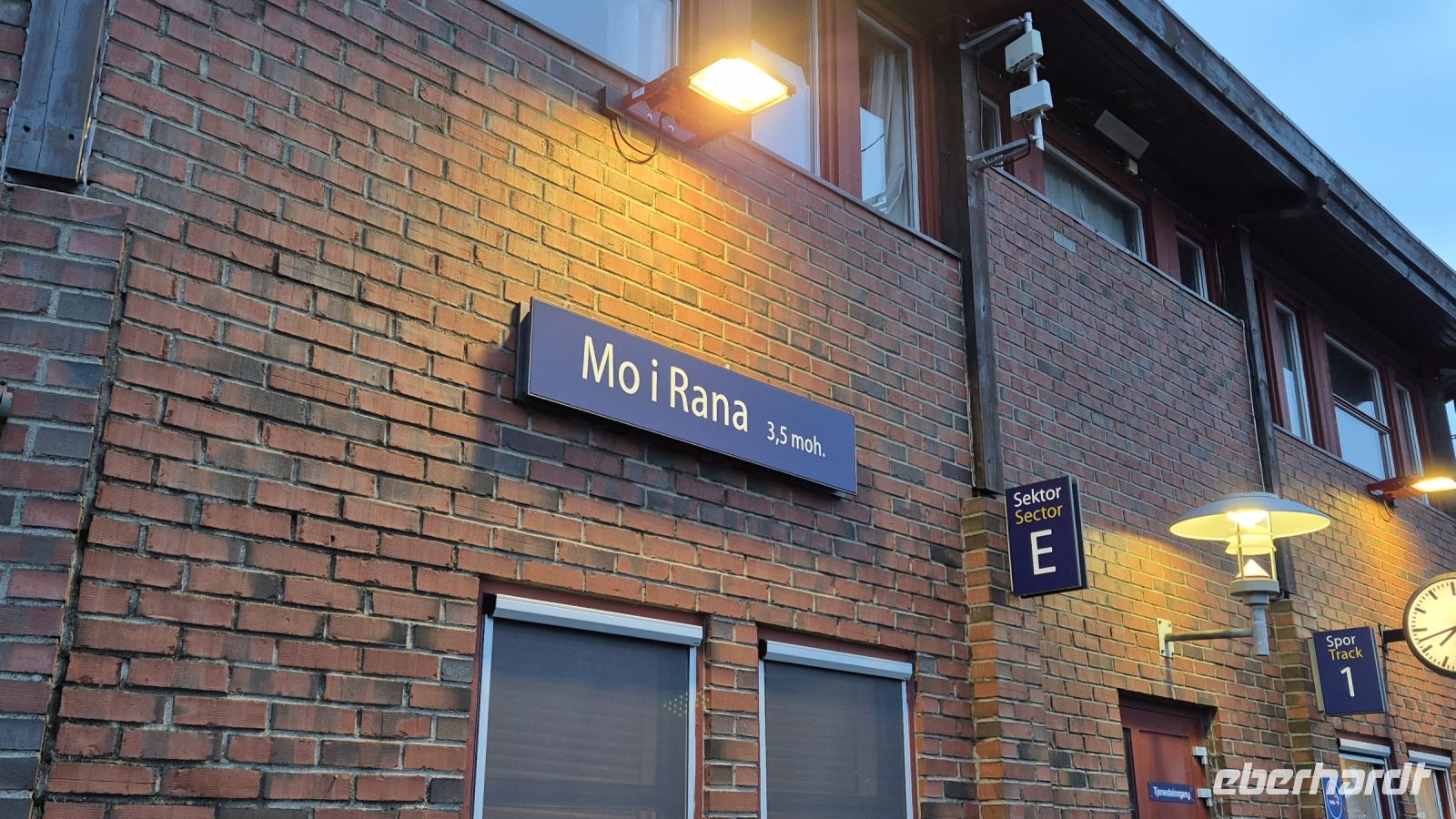 Mo i Rana: Bahnhof &ndash; &copy; Sinah Witzig (Eberhardt TRAVEL)