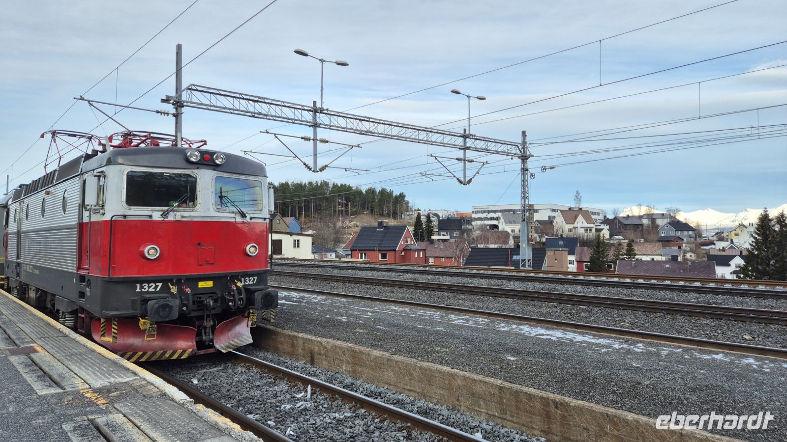 Arctic Train in Narvik &ndash; &copy; Sinah Witzig (Eberhardt TRAVEL)