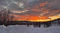 Morgenstimmung in Kiruna &ndash; &copy; Sinah Witzig (Eberhardt TRAVEL)