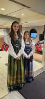 Freundliche Begrüßung in Bronnoysund 