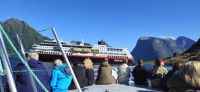 Mit dem Tenderboat zurück zum Schiff  &ndash; &copy; Ria Heilmann (Eberhardt TRAVEL)