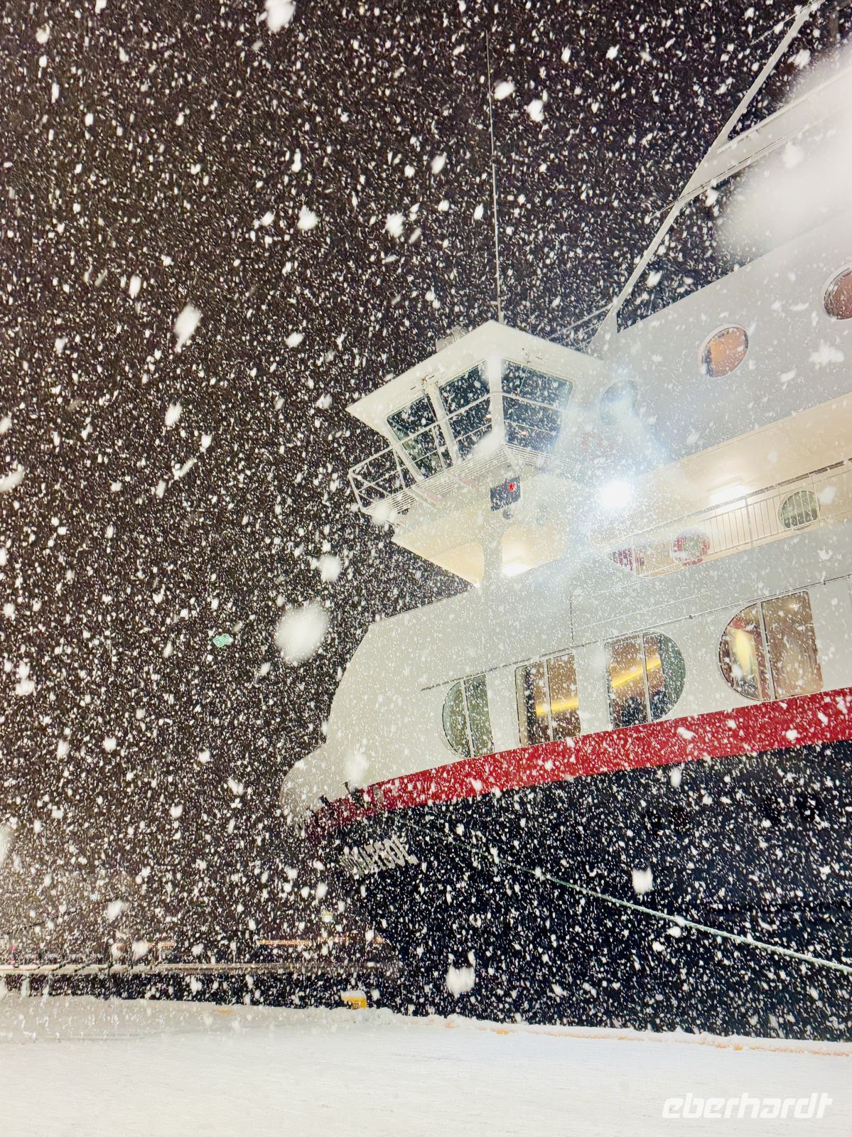 Tag 9 - Schneetreiben in Svolvær  &ndash; &copy; Christin Kuschka (Eberhardt TRAVEL)