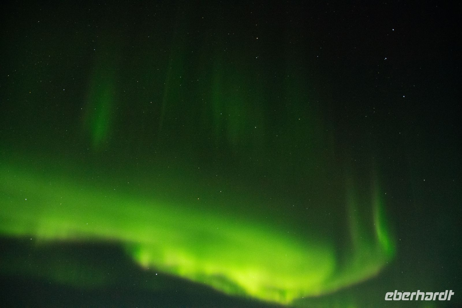 Polarlicht auf der Folda (südgehend) &ndash; &copy; Martin Büchner (Eberhardt TRAVEL)
