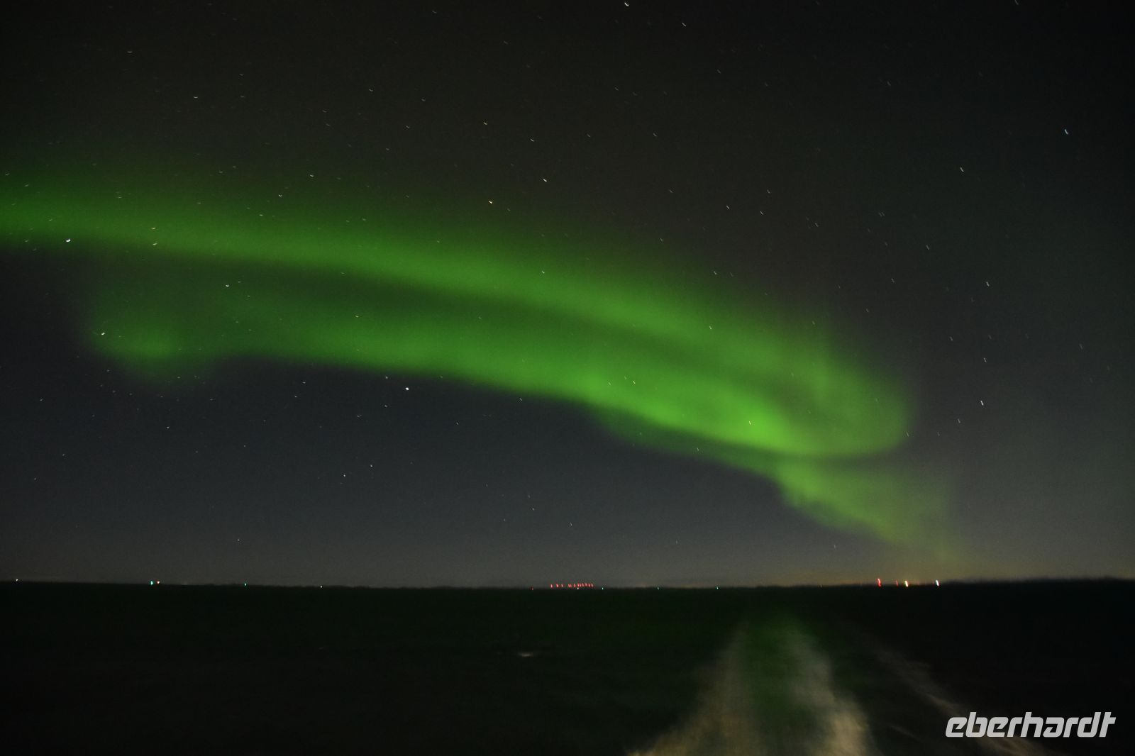 Polarlicht auf der Folda (südgehend) &ndash; &copy; Martin Büchner (Eberhardt TRAVEL)