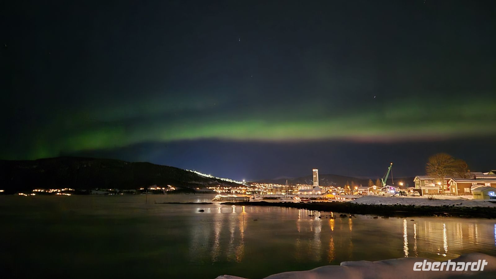 Polarlichter in Mo I Rana &ndash; &copy; Sinah Witzig (Eberhardt TRAVEL)
