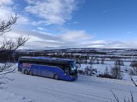 Unser Bus auf dem Dovrefjell &ndash; &copy; Sinah Witzig (Eberhardt TRAVEL)