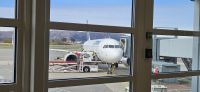 Bergen, Airport, LH fliegt uns nach Hause &ndash; &copy; Ria Heilmann (Eberhardt TRAVEL)