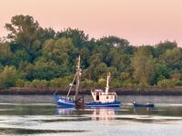 Kreuzfahrt Norwegen - Morgenstimmung an der Elbe &ndash; &copy; Heike Wagner (Eberhardt TRAVEL)