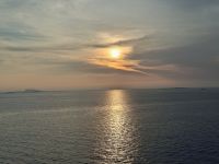 Sonnenuntergang auf der Fährüberfahrt von Stavanger nach Hirtshals &ndash; &copy; Katrin Deutschbein (Eberhardt TRAVEL)