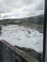 Blick aus dem Café auf den Wasserfall &ndash; &copy; Marlies Krause (Eberhardt TRAVEL)