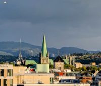 Trondheim - Blick von Hotelterrasse auf Innenstadt &ndash; &copy; Marlies Krause (Eberhardt TRAVEL)
