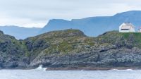 Insel Magerøya - Helnes fyr mit Rentier &ndash; &copy; Martin Büchner (Eberhardt TRAVEL)