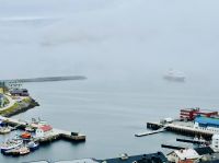 7. Tag - Blick auf den Hafen von Honningsvåg  &ndash; &copy; Christin Kuschka (Eberhardt TRAVEL)