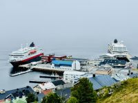 7. Tag - Blick auf den Hafen von Honningsvåg  &ndash; &copy; Christin Kuschka (Eberhardt TRAVEL)