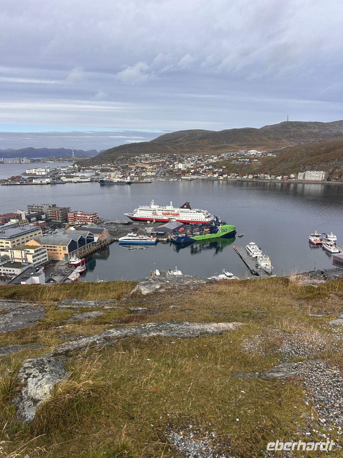 Hammerfest von oben  &ndash; &copy; Carola Gastmeier (Eberhardt TRAVEL)