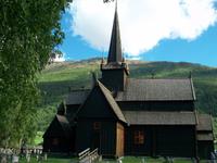 Stabkirche in Lom