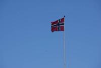 Norwegische Flagge &ndash; &copy; Maria Drewans (Eberhardt TRAVEL)
